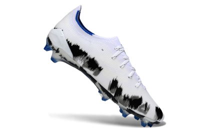 Men's Puma Ultra Ultimate FG Football Boots - White/Electric Blue/Black