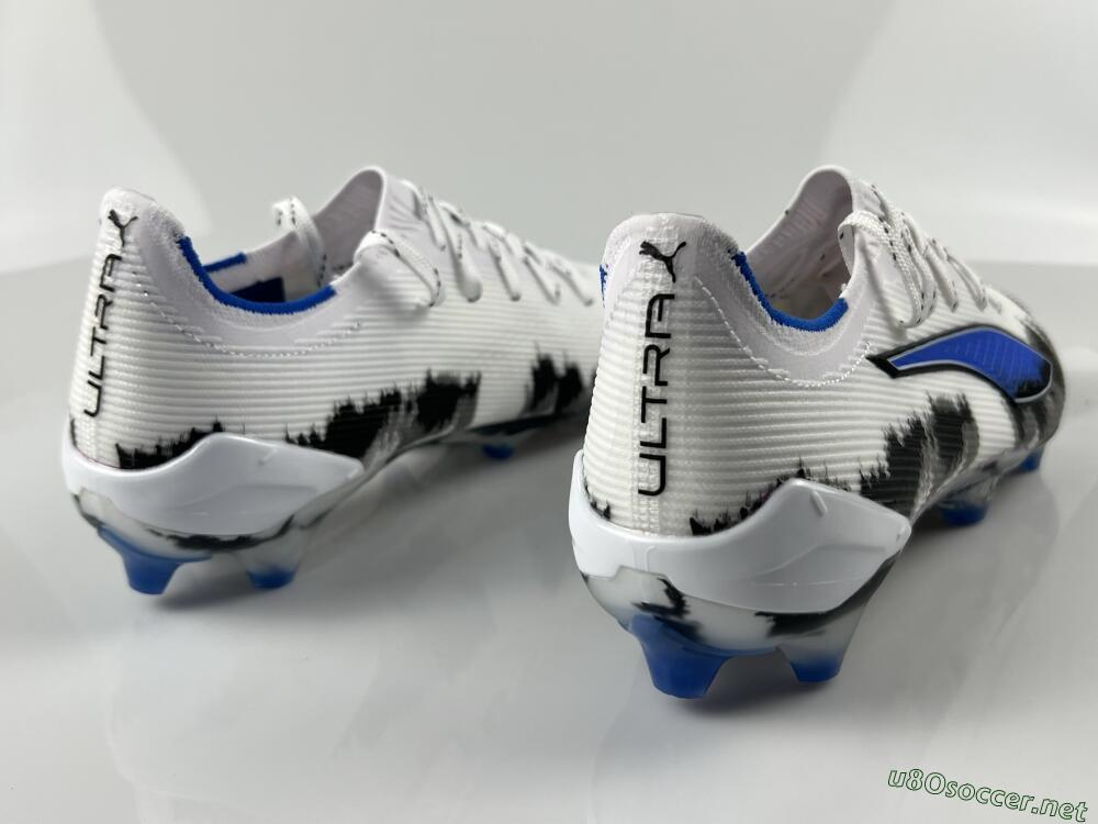 Men's Puma Ultra Ultimate FG Football Boots - White/Electric Blue/Black