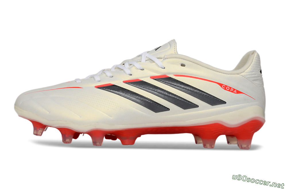 Men's Adidas Copa Pure 2 FG Football Boots - White/Crimson Red/Jet Black 0