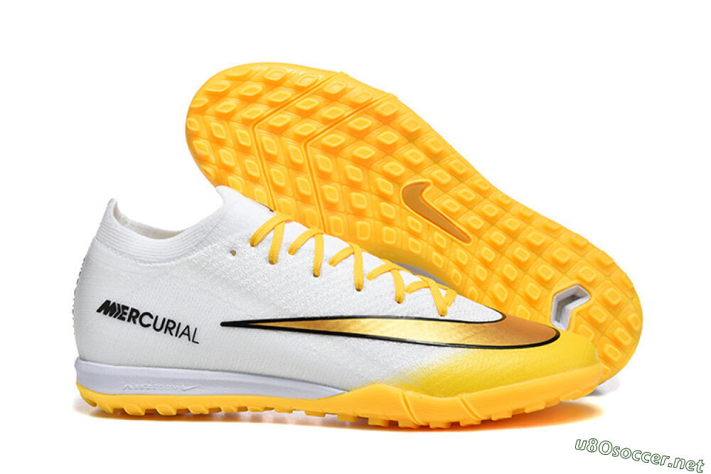 Men's Nike Air Zoom Mercurial Vapor 16 Elite TF Football Shoes - Yellow/Sunburst Yellow/Golden Glow 2