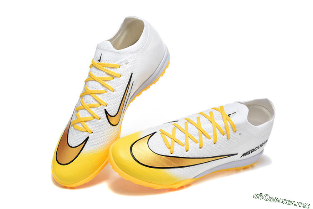 Men's Nike Air Zoom Mercurial Vapor 16 Elite TF Football Shoes - Yellow/Sunburst Yellow/Golden Glow 6