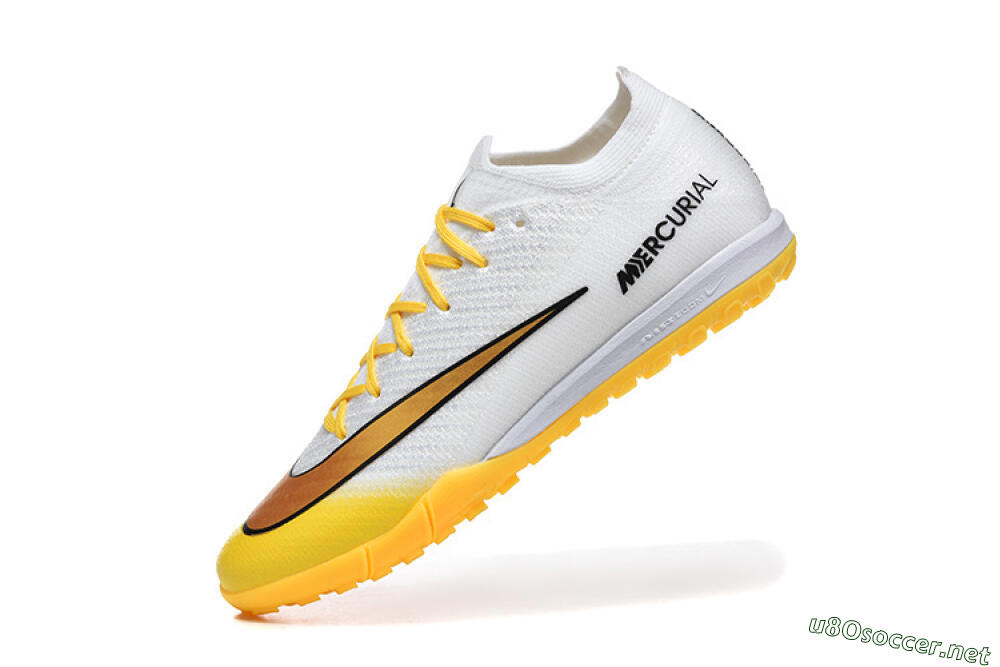 Men's Nike Air Zoom Mercurial Vapor 16 Elite TF Football Shoes - Yellow/Sunburst Yellow/Golden Glow 8