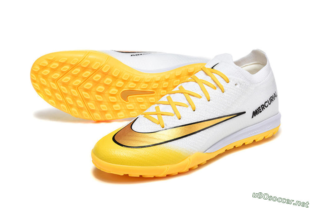 Men's Nike Air Zoom Mercurial Vapor 16 Elite TF Football Shoes - Yellow/Sunburst Yellow/Golden Glow 3