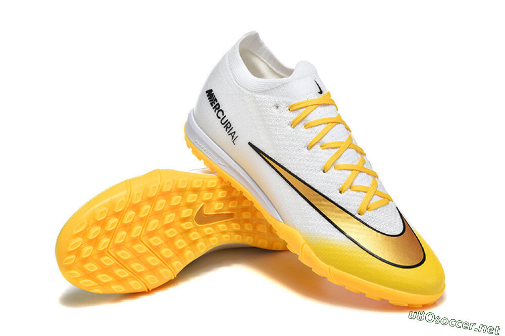 Men's Nike Air Zoom Mercurial Vapor 16 Elite TF Football Shoes - Yellow/Sunburst Yellow/Golden Glow 4