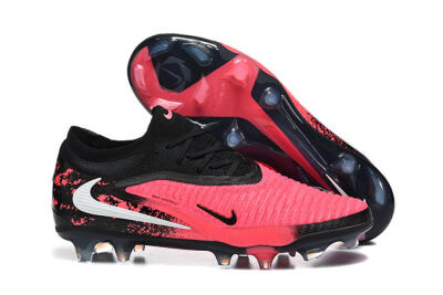 Unisex Nike Phantom 6 Elite Low FG Football Boots - Pink/Electric Pink/Black