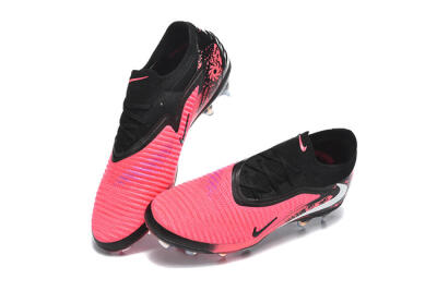 Unisex Nike Phantom 6 Elite Low FG Football Boots - Pink/Electric Pink/Black