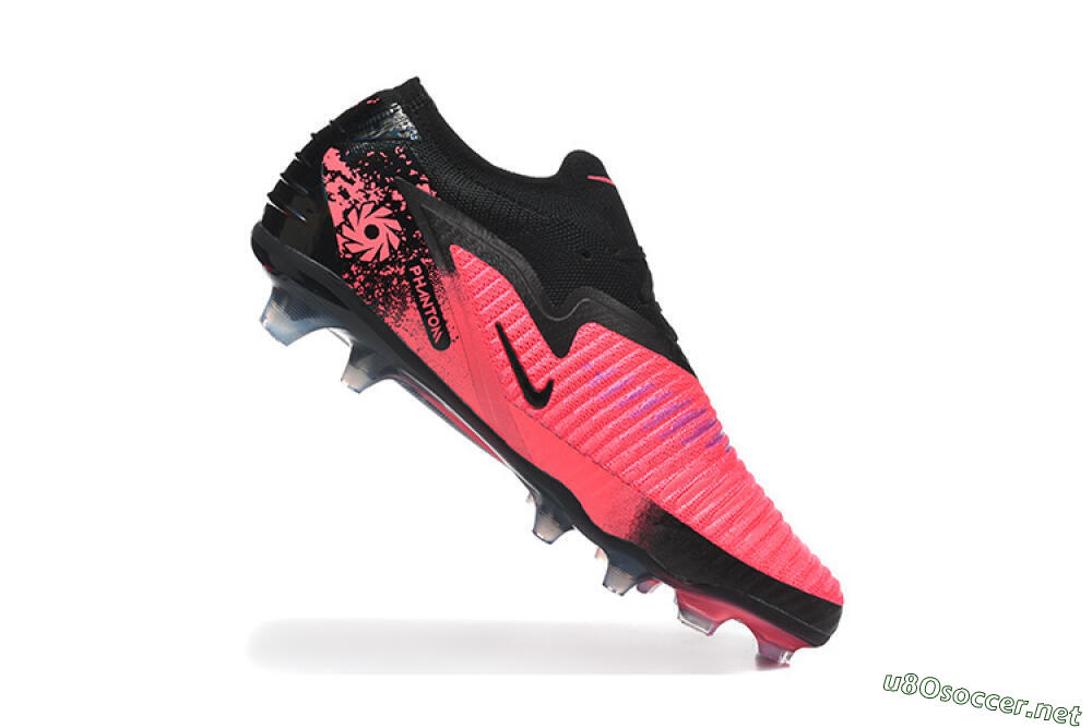 Unisex Nike Phantom 6 Elite Low FG Football Boots - Pink/Electric Pink/Black 7