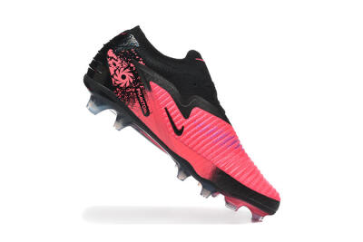 Unisex Nike Phantom 6 Elite Low FG Football Boots - Pink/Electric Pink/Black
