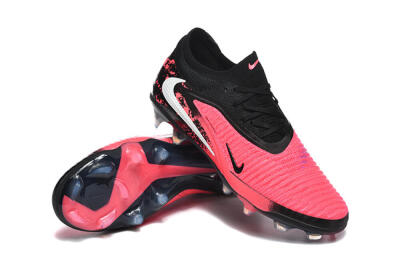 Unisex Nike Phantom 6 Elite Low FG Football Boots - Pink/Electric Pink/Black