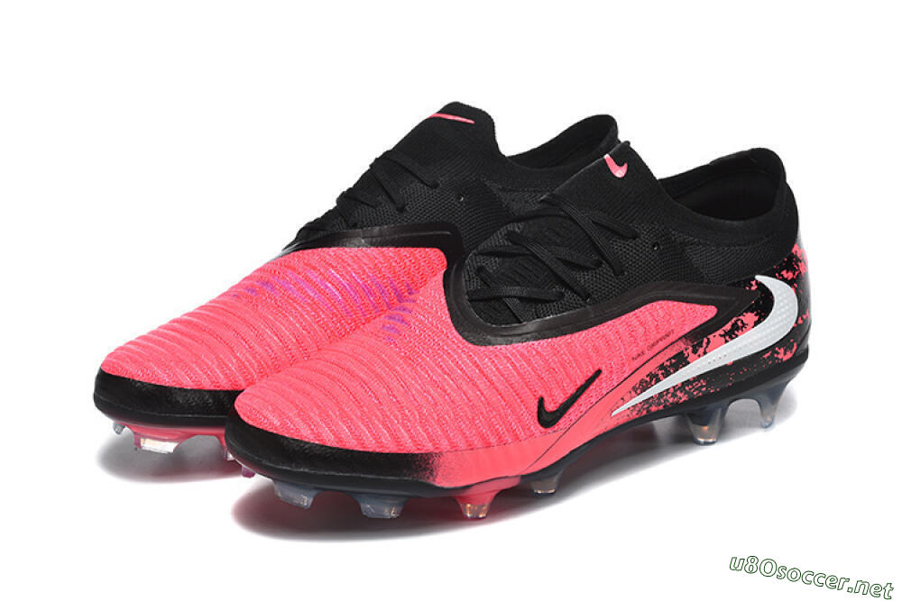 Unisex Nike Phantom 6 Elite Low FG Football Boots - Pink/Electric Pink/Black 5