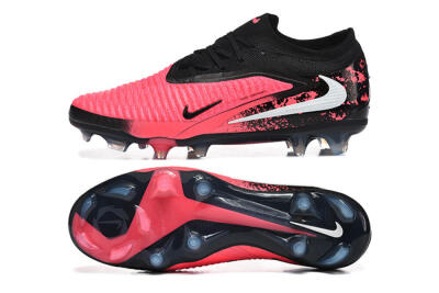 Unisex Nike Phantom 6 Elite Low FG Football Boots - Pink/Electric Pink/Black