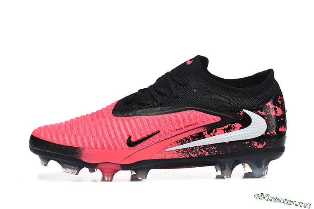 Unisex Nike Phantom 6 Elite Low FG Football Boots - Pink/Electric Pink/Black 0