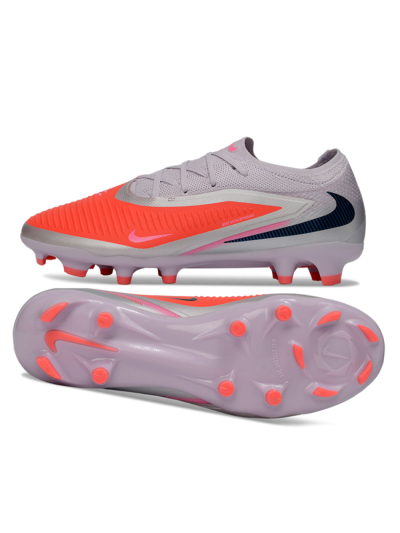 Unisex Nike Phantom 6 Elite Low FG Football Boots - Pink/Electric Pink/Light Grey