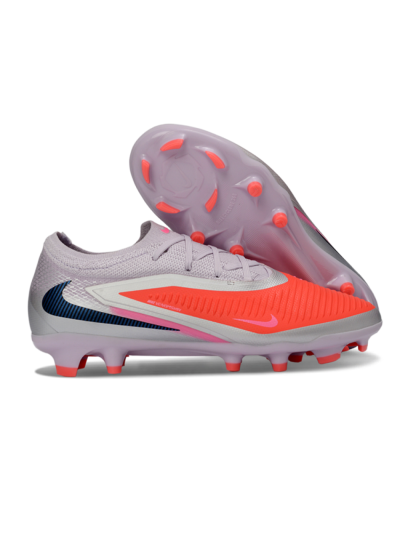 Unisex Nike Phantom 6 Elite Low FG Football Boots - Pink/Electric Pink/Light Grey