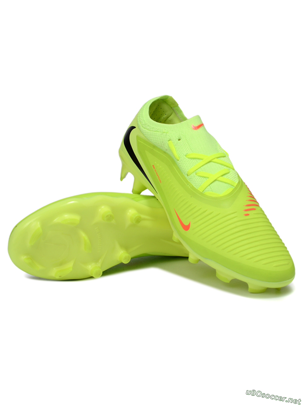 Unisex Nike Phantom 6 Elite Low FG Football Boots - Lime/Electric Yellow/Black 3