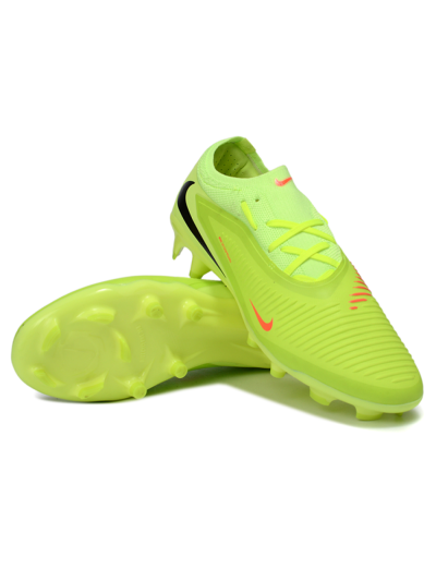 Unisex Nike Phantom 6 Elite Low FG Football Boots - Lime/Electric Yellow/Black