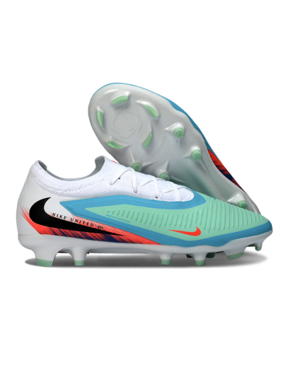 Unisex Nike Phantom 6 Elite Low FG Football Boots - Aqua/Coral Burst/White Wave