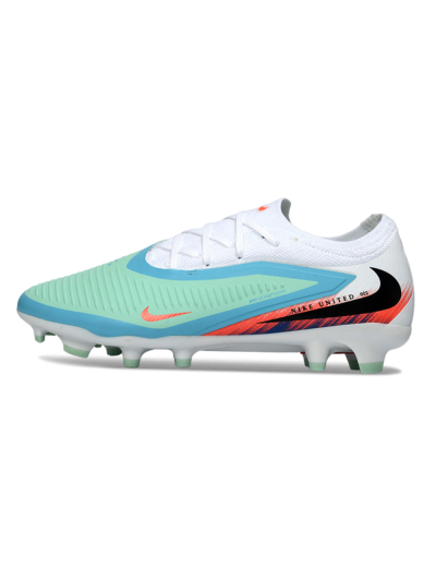 Unisex Nike Phantom 6 Elite Low FG Football Boots - Aqua/Coral Burst/White Wave