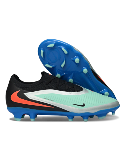Unisex Nike Phantom 6 Elite Low FG Football Boots - Aqua/Coral Blue/Azure