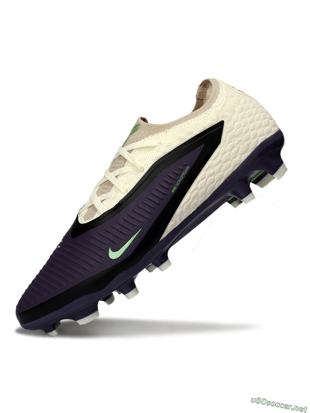 Unisex Nike Phantom 6 Elite Low FG Football Boots - Purple/Ivory/Black 5