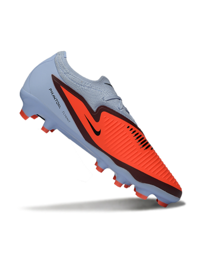 Unisex Nike Phantom 6 Elite Low FG Football Boots - Orange/Sky Blue/Brick Red