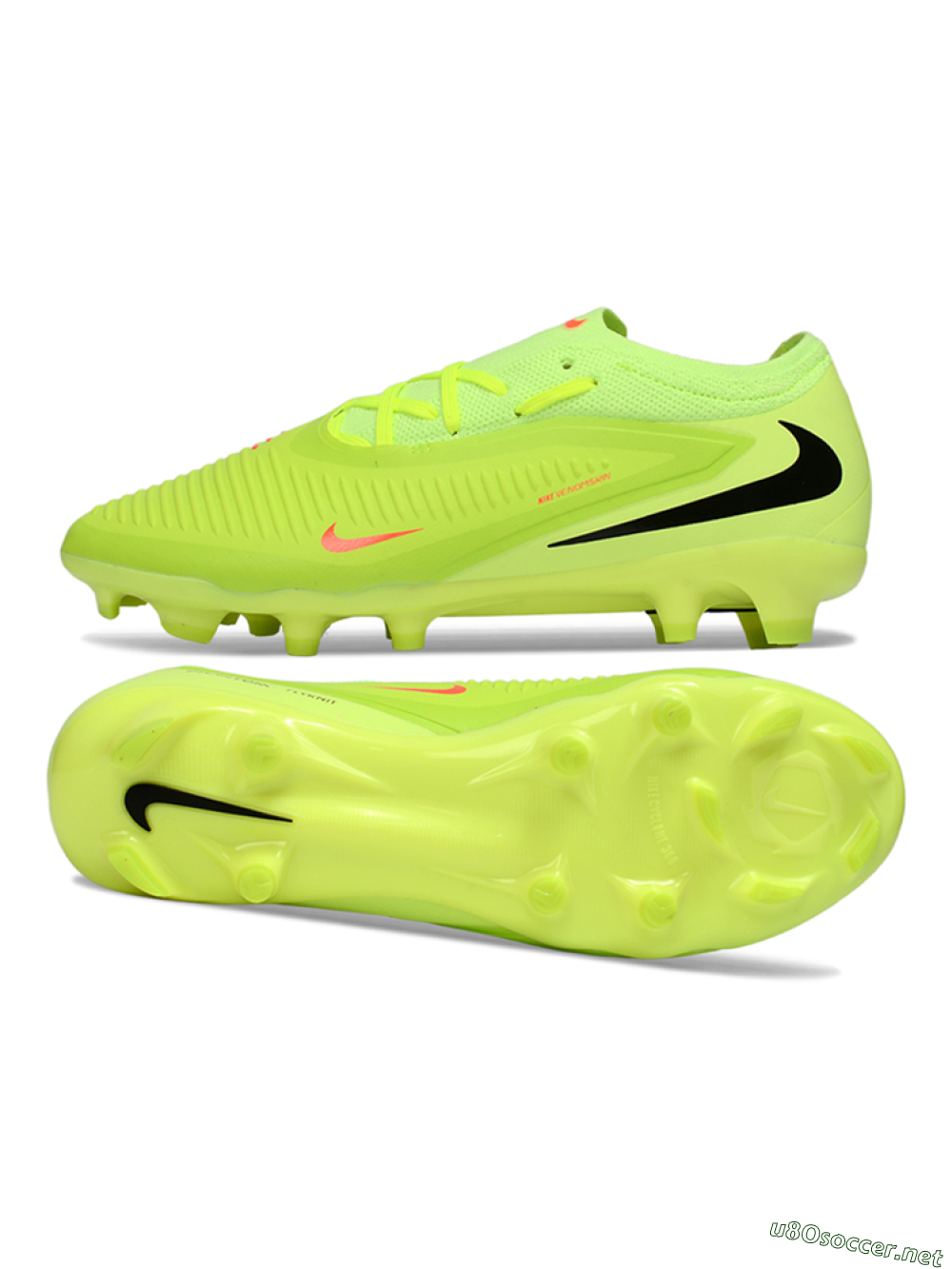 Unisex Nike Phantom 6 Elite Low FG Football Boots - Yellow/Neon Yellow/Black 1