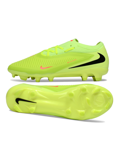 Unisex Nike Phantom 6 Elite Low FG Football Boots - Yellow/Neon Yellow/Black