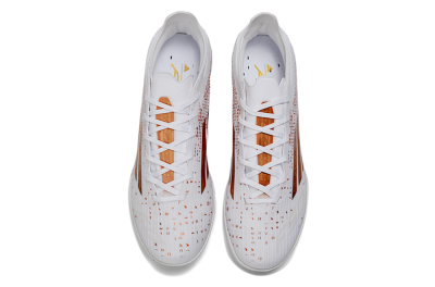 Unisex Adidas F50 Elite TF Football Shoes - White/Rose Gold/Light Grey