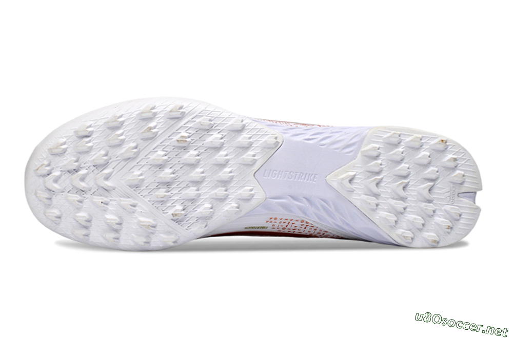 Unisex Adidas F50 Elite TF Football Shoes - White/Rose Gold/Light Grey 6