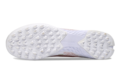 Unisex Adidas F50 Elite TF Football Shoes - White/Rose Gold/Light Grey