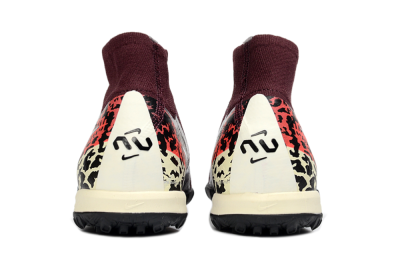 Unisex Nike Air Zoom Mercurial Superfly 10 Elite TF Football Shoes - Red/Berry Red/Black Leopard
