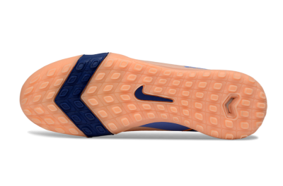 Unisex Nike Air Zoom Mercurial Superfly 10 Elite TF Football Shoes - Peach/Royal Blue/Soft Coral