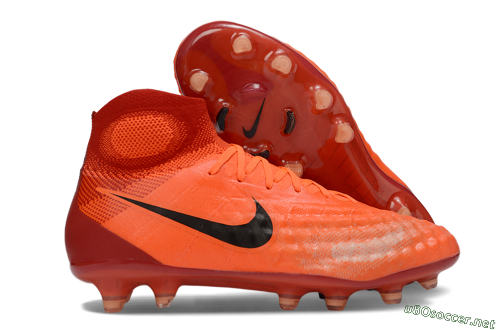 Men's Nike Magista Obra FG Football Boots - Orange/Vibrant Sunset/Crimson Blaze 2