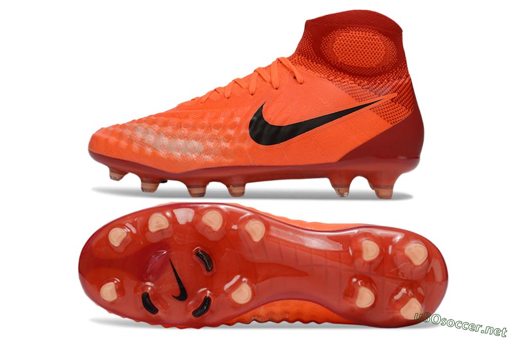 Men's Nike Magista Obra FG Football Boots - Orange/Vibrant Sunset/Crimson Blaze 1