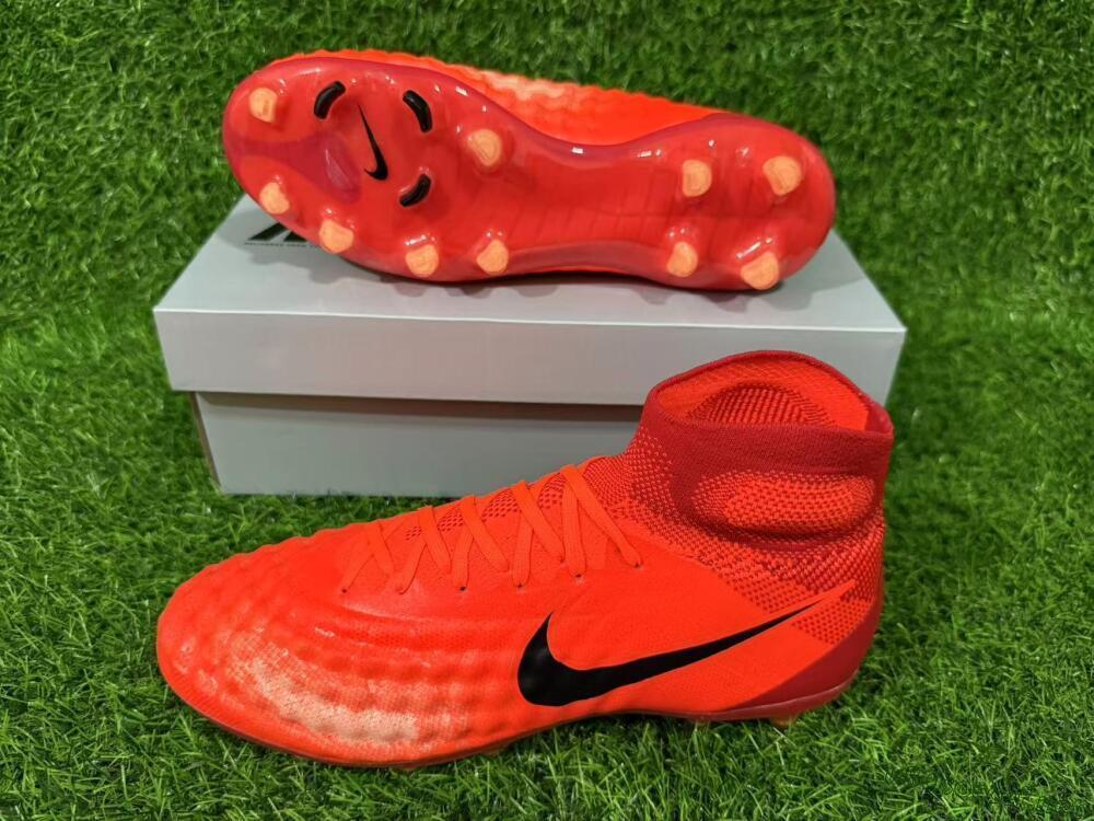 Men's Nike Magista Obra FG Football Boots - Orange/Vibrant Sunset/Crimson Blaze