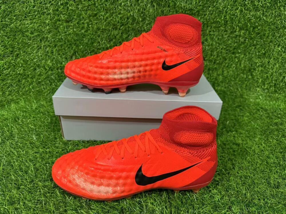 Men's Nike Magista Obra FG Football Boots - Orange/Vibrant Sunset/Crimson Blaze
