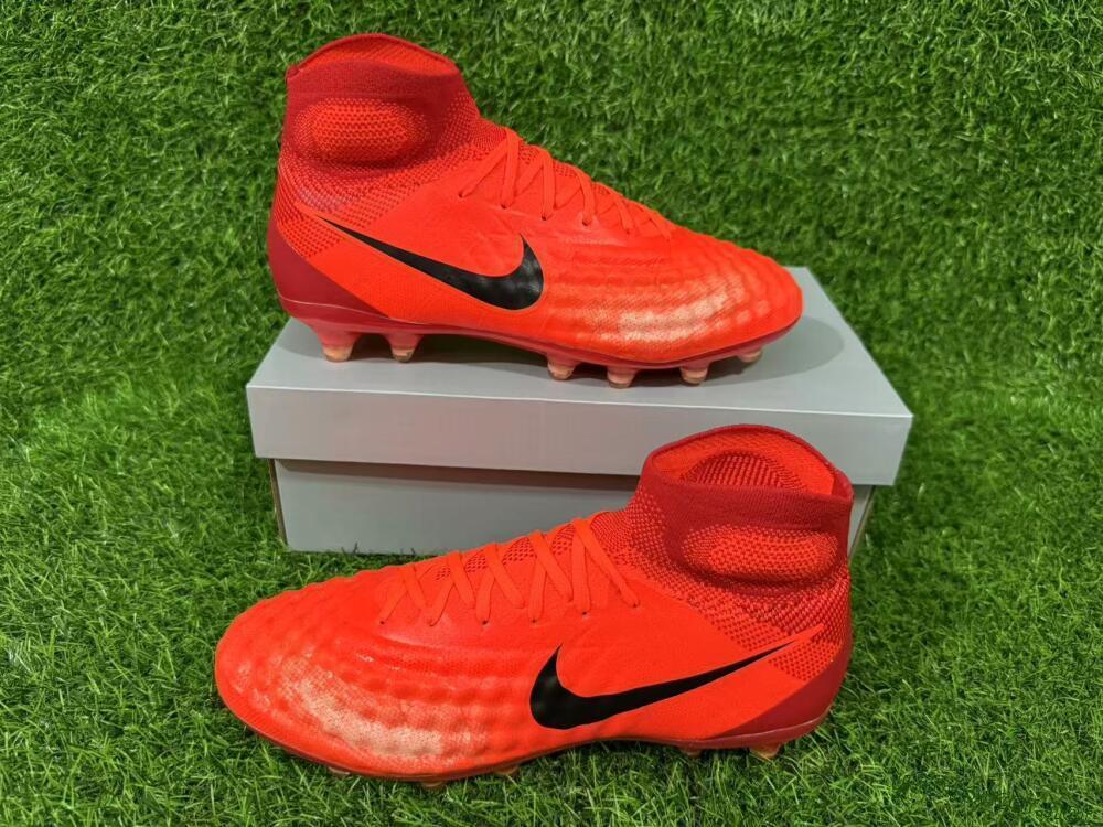 Men's Nike Magista Obra FG Football Boots - Orange/Vibrant Sunset/Crimson Blaze