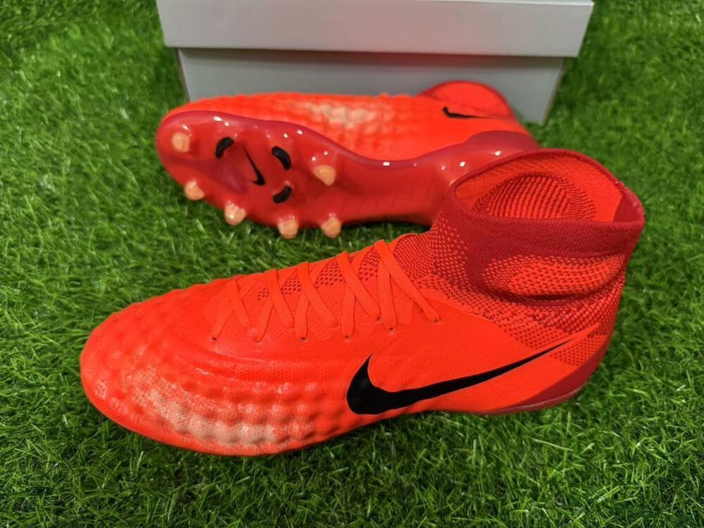 Men's Nike Magista Obra FG Football Boots - Orange/Vibrant Sunset/Crimson Blaze