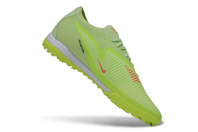Unisex Nike Phantom 6 Elite Low TF Football Boots - Green/Lime Zest/Neon Vibe