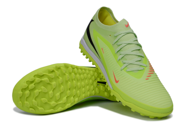 Unisex Nike Phantom 6 Elite Low TF Football Boots - Green/Lime Zest/Neon Vibe