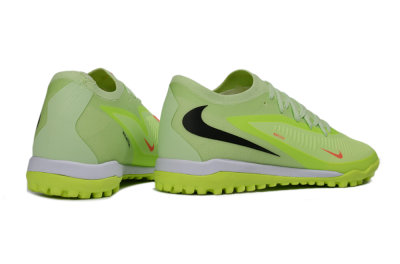 Unisex Nike Phantom 6 Elite Low TF Football Boots - Green/Lime Zest/Neon Vibe
