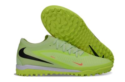Unisex Nike Phantom 6 Elite Low TF Football Boots - Green/Lime Zest/Neon Vibe