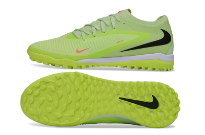 Unisex Nike Phantom 6 Elite Low TF Football Boots - Green/Lime Zest/Neon Vibe