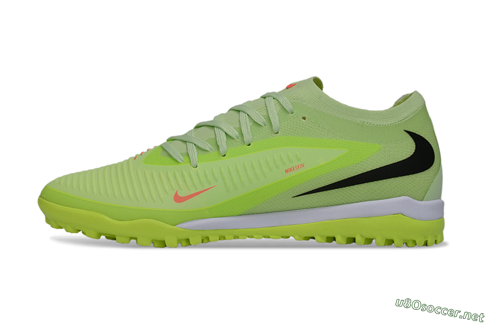 Unisex Nike Phantom 6 Elite Low TF Football Boots - Green/Lime Zest/Neon Vibe 0