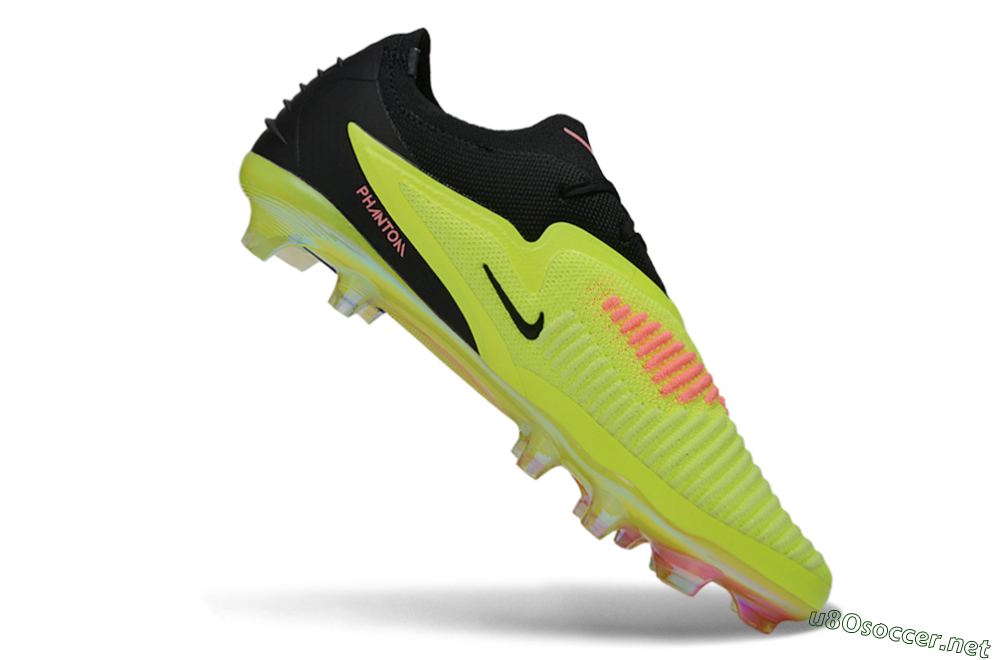 Unisex Nike Phantom 6 Low Elite FG Football Boots - Yellow/Electric Green/Black 4