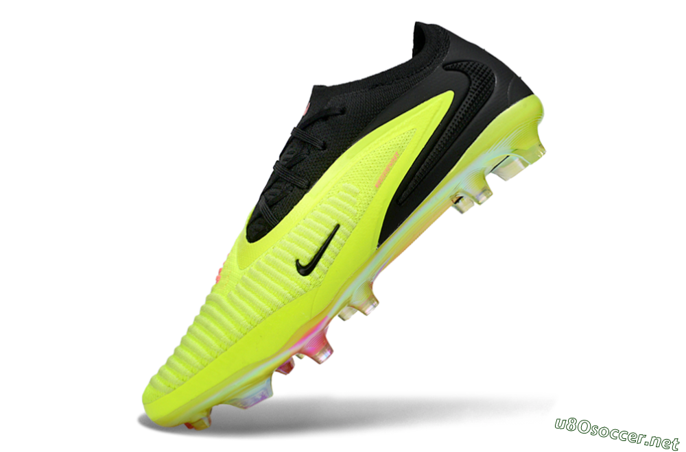 Unisex Nike Phantom 6 Low Elite FG Football Boots - Yellow/Electric Green/Black 5