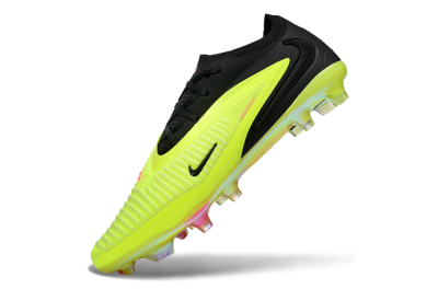 Unisex Nike Phantom 6 Low Elite FG Football Boots - Yellow/Electric Green/Black