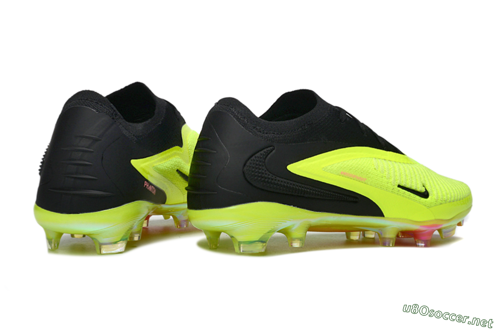 Unisex Nike Phantom 6 Low Elite FG Football Boots - Yellow/Electric Green/Black 6