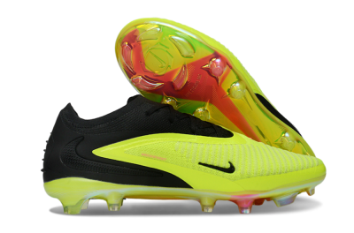 Unisex Nike Phantom 6 Low Elite FG Football Boots - Yellow/Electric Green/Black