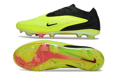 Unisex Nike Phantom 6 Low Elite FG Football Boots - Yellow/Electric Green/Black